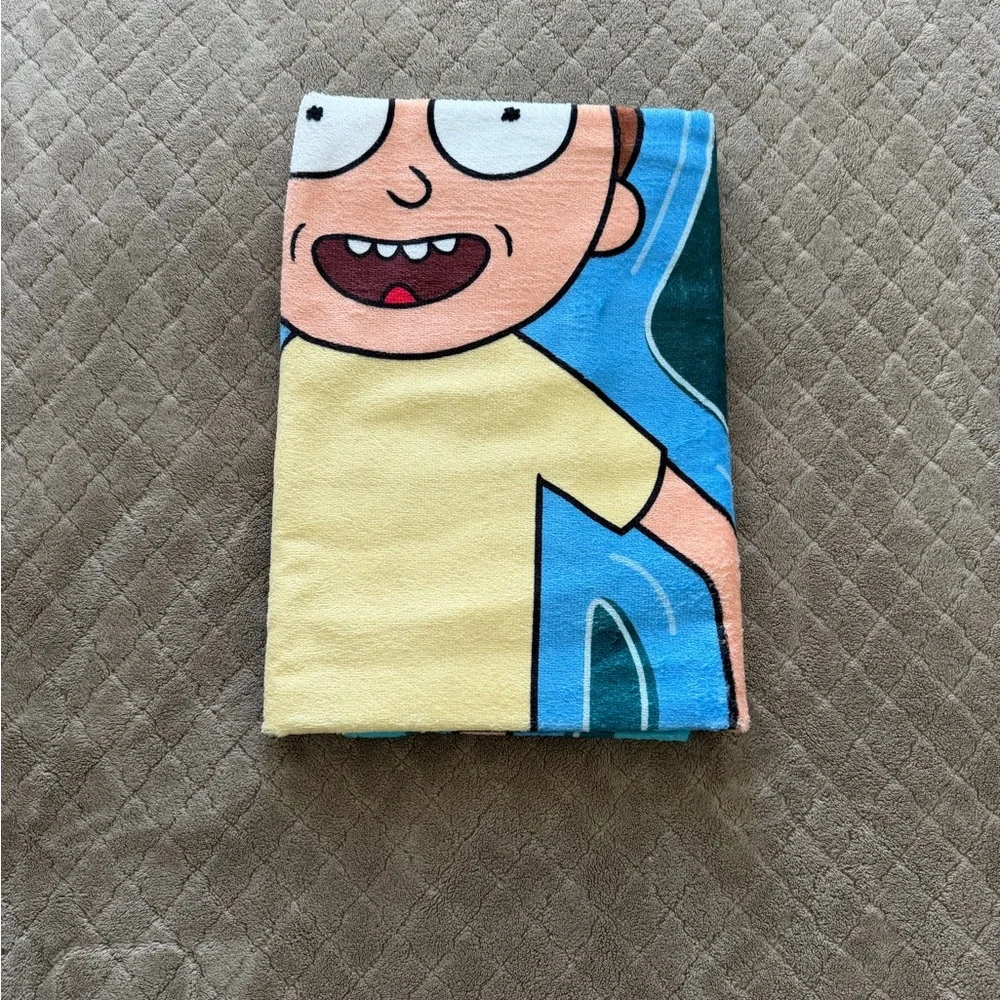 ADULT SWIM SDCC 2024 Rick and Morty Beach Towel - Replacement Morty - NEW